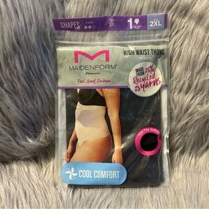 Maidenform Flexees Shapewear Women’s Size 2XL‎ High Waist Thong Soft Seamless